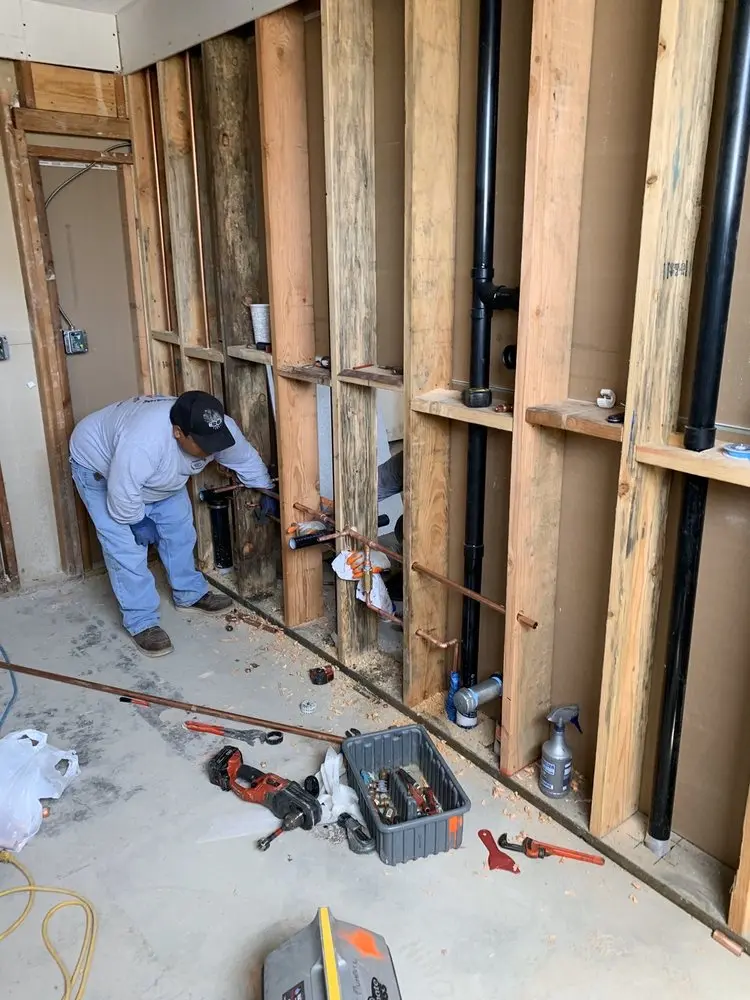 Commercial rough-in plumbing for Trenchless Sewer Repair in Farmingville